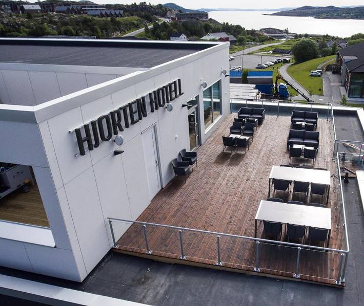 Hotel für 2 Personen, mit Terrasse und Garten sowie Ausblick auf Hitra - 3