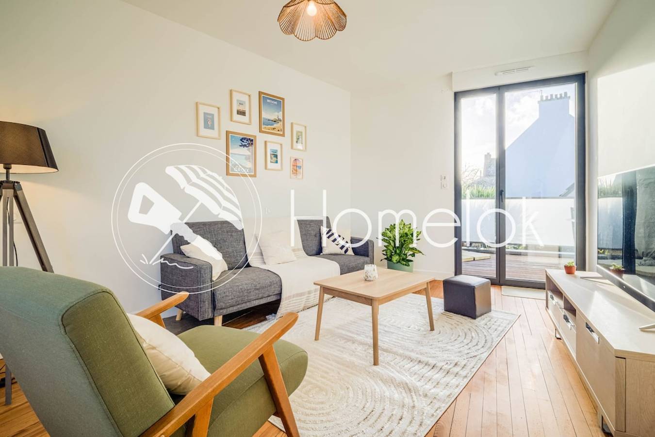 Ganze Wohnung, Charme & lumière : duplex au bourg de Gestel in Gestel, Côte des Mégalithes