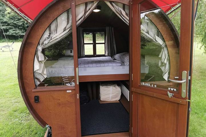 Blockhütte für 2 Personen, mit Terrasse in Stoltebüll - 4