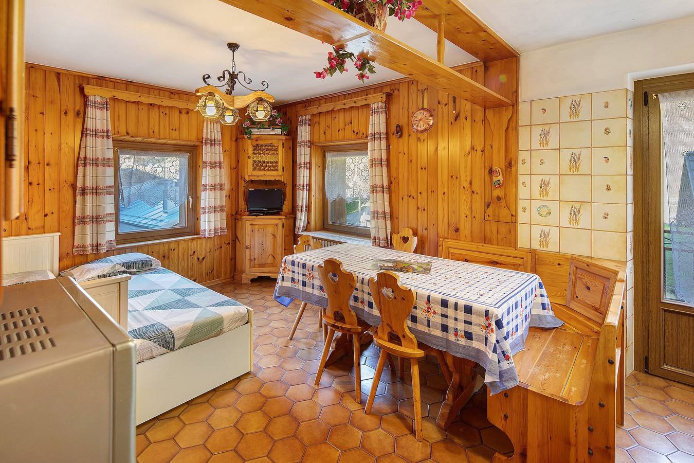 Ganze Wohnung, Appartamento Mirella mit Bergblick und Balkon in Livigno, Nationalpark Stilfser Joch