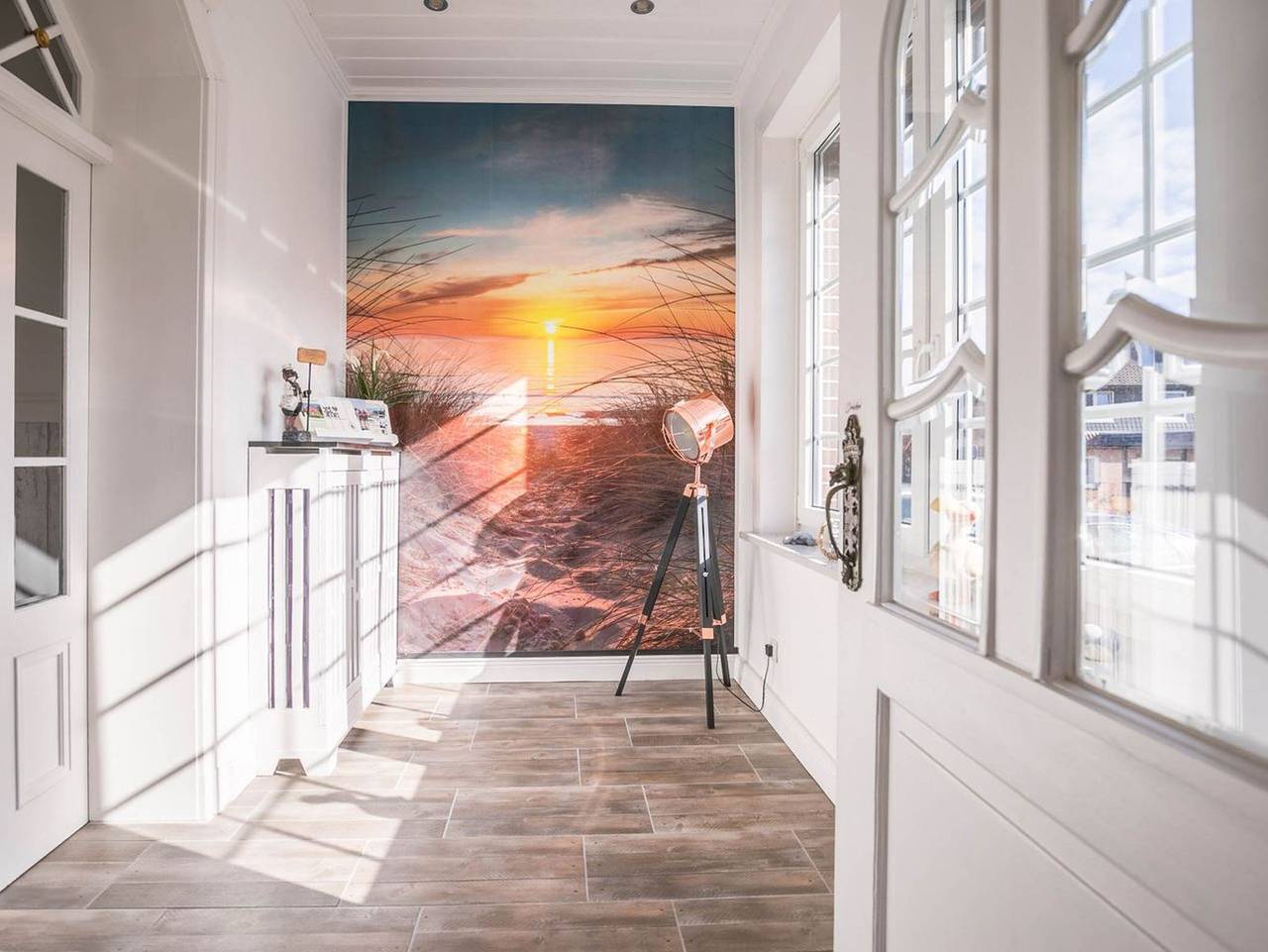 Ganze Ferienwohnung, Haus Wellen und Meer - Maritime Ferienwohnung für 2 Personen in Hafennähe mit dem Charme eines Altbaus in Hafen Büsum, Büsum