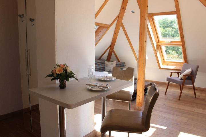 Ferienwohnung für 2 Personen, mit Garten und Sauna sowie Ausblick, mit Haustier in Vitzdorf - 2