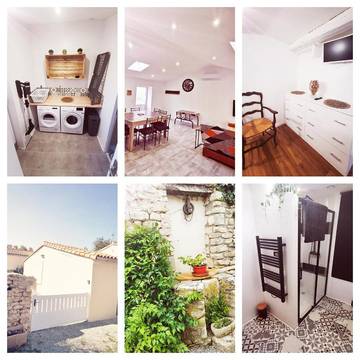 Gîte pour 6 personnes, avec jardin, animaux acceptés à Esnandes