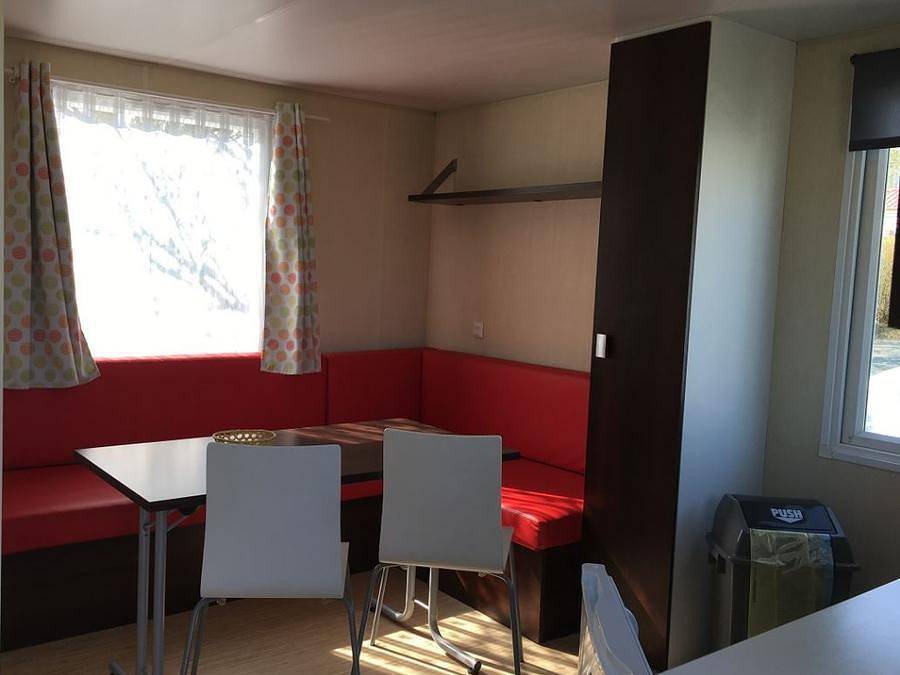 Camping Paradis - De la Motte  - Mobilheim 2 personen - M.Home Komfort 1 Schlafzimmer 18M2 in Vendrennes, La Roche-sur-Yon und Umgebung