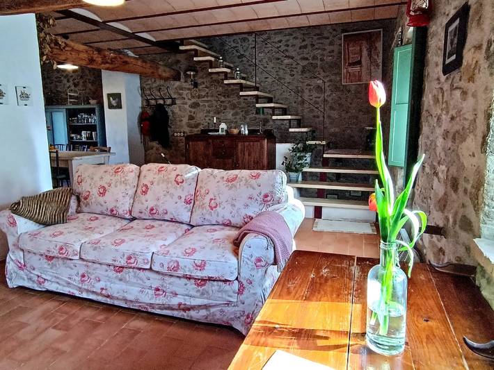 Casa rural para 9 personas, con terraza y jardín, Se admiten mascotas en Mieres
