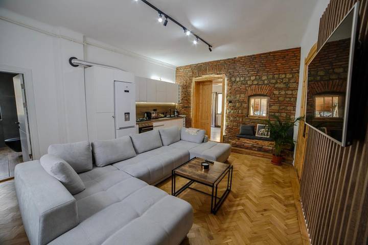 Appartement de vacances pour 2 personnes, avec Terrasse ainsi que Jardin et Vue