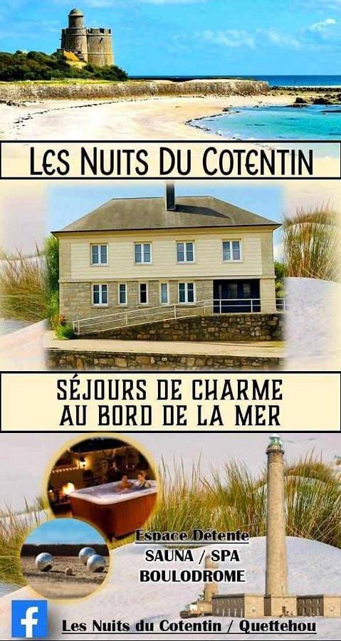 Gîte pour 4 personnes, avec jardin ainsi que sauna et jacuzzi à Quettehou - 4