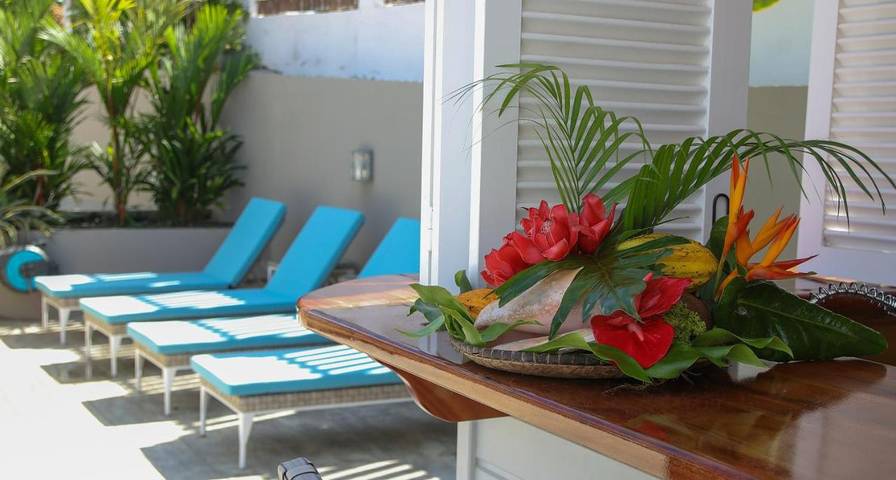 Maison d’hôte pour 2 personnes, avec jardin et terrasse ainsi que piscine et vue dans Le Marin - 4