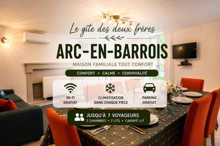 Location de vacances pour 7 personnes, avec Terrasse et Vue à Arc-en-Barrois - 2