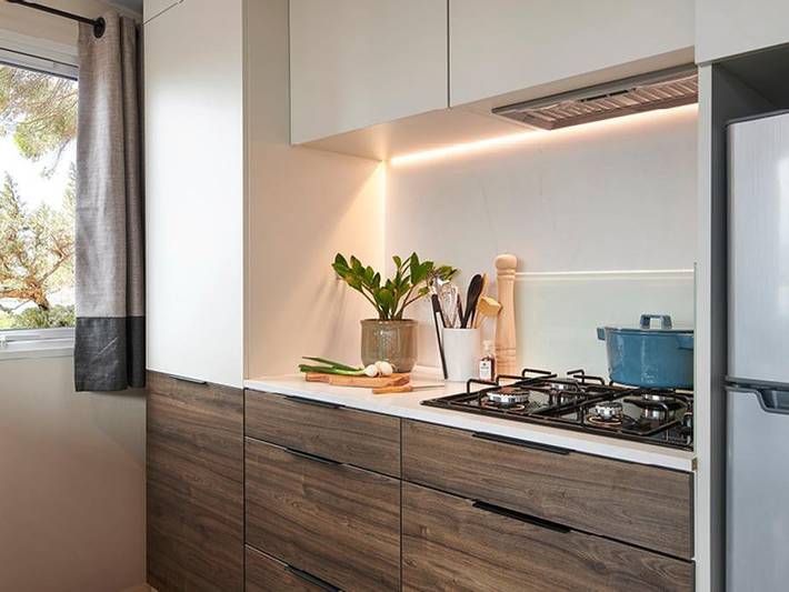 Mobil home pour 2 personnes, avec bassin pour enfant à Taden - 3