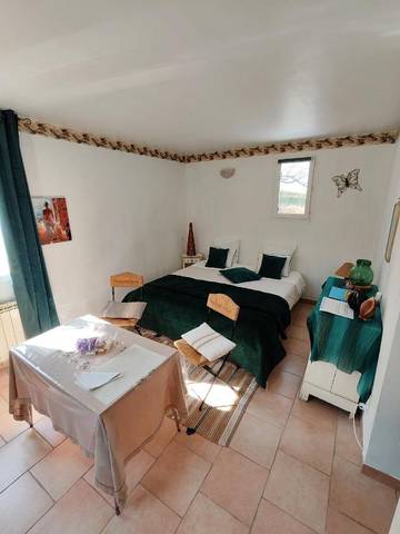 Chambre d’hôte pour 2 personnes, avec vue ainsi que jardin et terrasse dans Parc naturel régional des Baronnies provençales