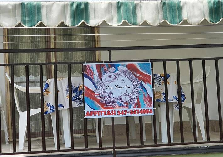 Appartamento vacanze per 7 persone, con balcone e panorama ad Agropoli