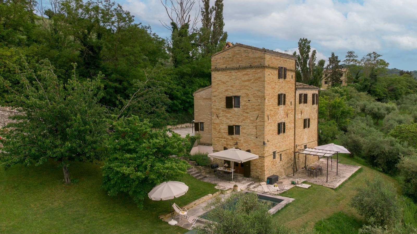 Villa für 8 Personen mit Garten in Saludecio, Rimini Provinz