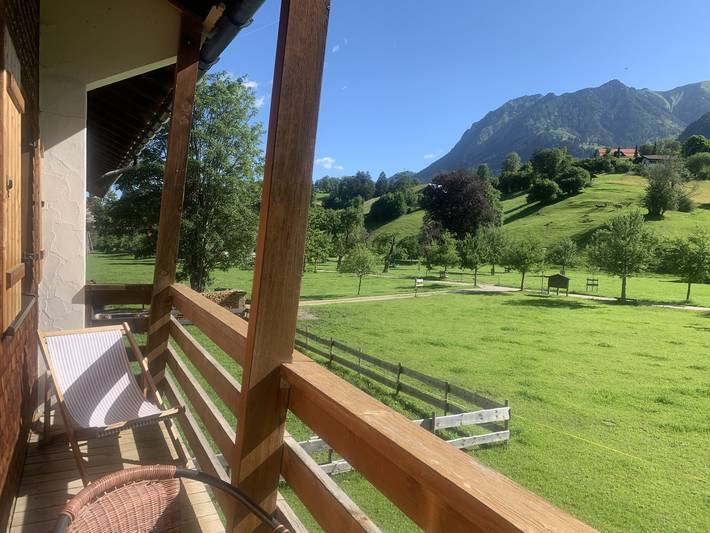 Bauernhof für 2 Personen, mit Ausblick und Garten sowie Sauna und Balkon in Oberstdorf - 4
