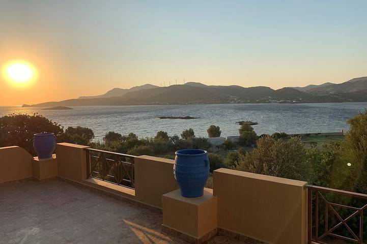 Villa voor 6 personen, met balkon in Leros