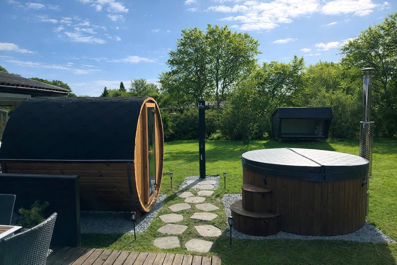 Maison cosy avec sauna et bain nordique in Vig Lyng, Vig