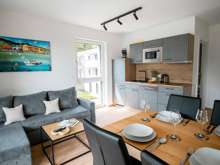 Studio für 4 Personen, mit Balkon und Terrasse am Klopeiner See - 2