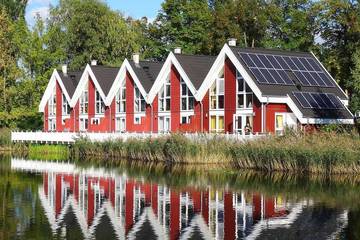 Ferienhaus für 6 Personen, mit Sauna und Whirlpool sowie Garten, mit Haustier am Scharmützelsee