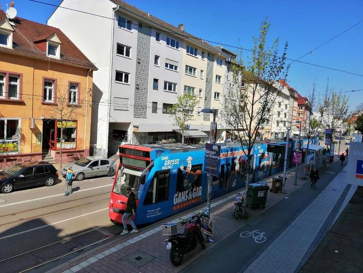 Ganze Ferienwohnung, Mida Gästehaus - Apartment Nr. 3, 53 qm, zwei Schlafzimmer, Gemeinschaftsküche, max. 4 Personen in Herdern (Freiburg), Freiburg