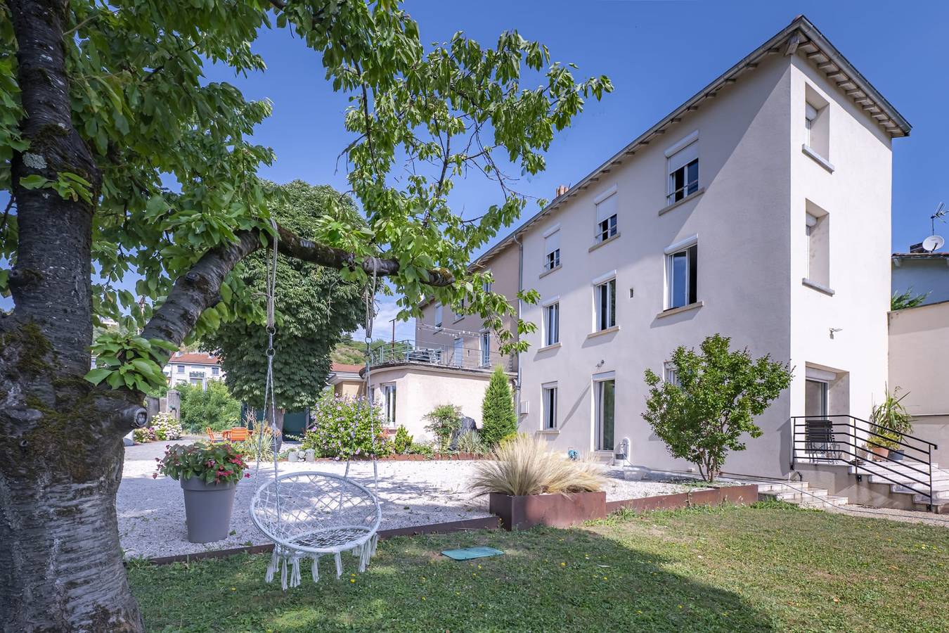 Le Verdier - Terrasse et jardin - Wifi in Sainte-Colombe (Rhône), Lyon et ses environs