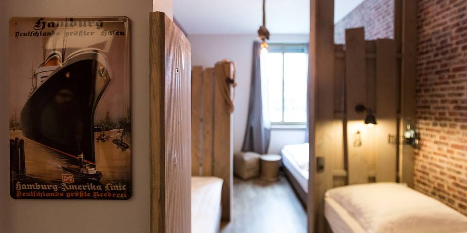Hostel Heimathafen - Bett im Hostel Vierbettzimmer in Lörrach, Südschwarzwald