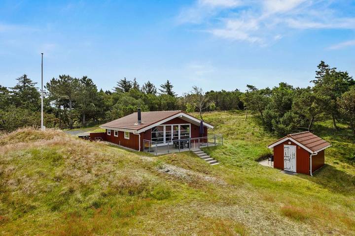 Villa for 4 personer, med Balkon/Terrasse og Terrasse på Fanø