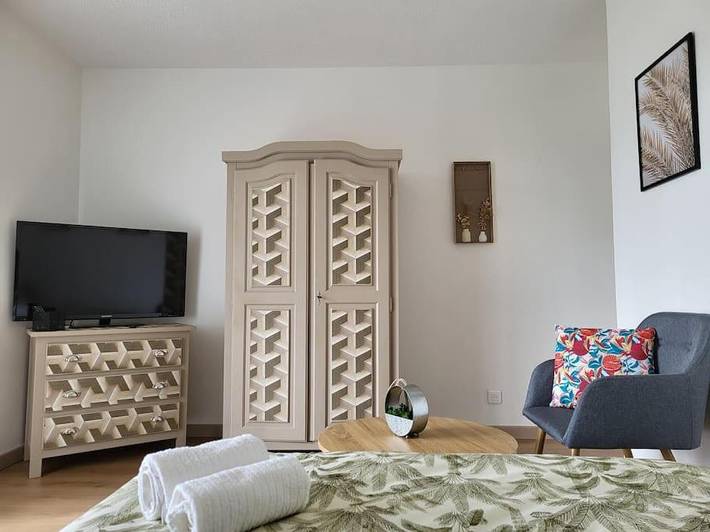 Gîte pour 2 personnes, avec terrasse ainsi que vue et jardin à Beauzelle - 4