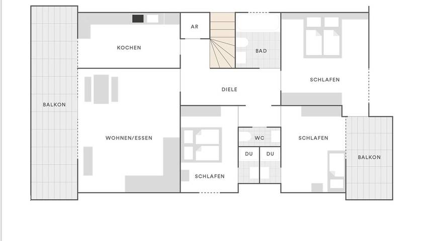 Ferienwohnung für 5 Personen, mit Terrasse und Garten in Sasbach am Kaiserstuhl - 3