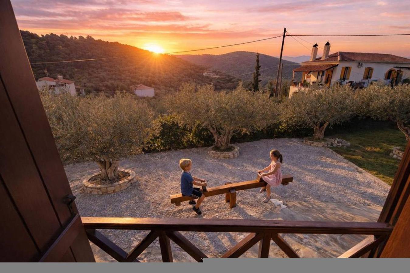 Stone Villa Monolia with Sea View in Magnisia
