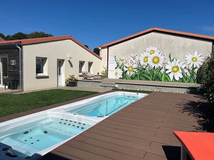 Gîte pour 4 personnes, avec Jacuzzi ainsi que Terrasse et Jardin à Contrexéville