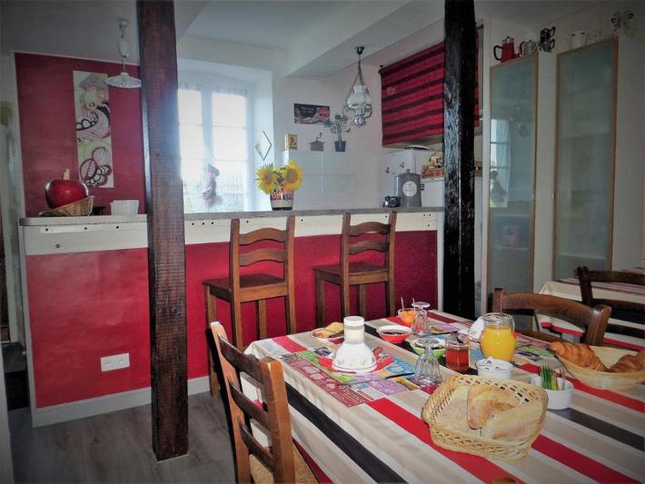 Appartement de vacances pour 7 personnes, avec Terrasse ainsi que Jardin et Vue