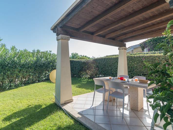 Appartamento per 4 persone, con terrazza e giardino, con animali domestici sulla Costa Smeralda