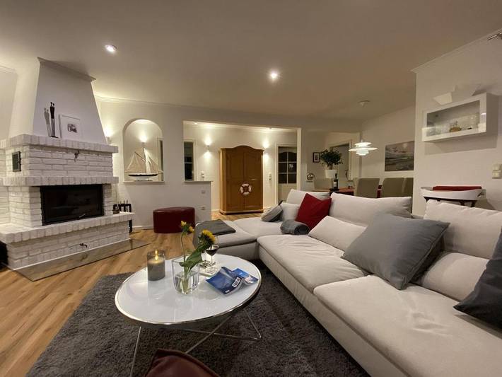 Ferienwohnung für 6 Personen, mit Terrasse und Garten sowie Sauna und Ausblick in Langballig