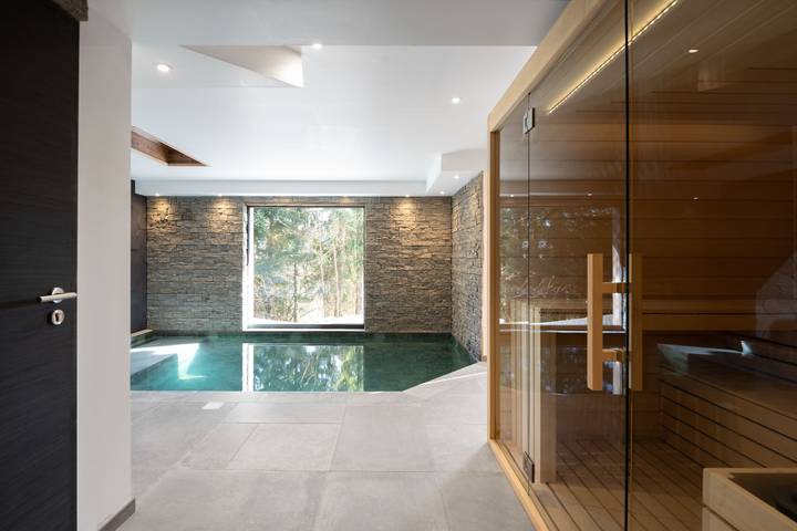 Chalet pour 12 personnes, avec Balcon et Jacuzzi ainsi que Jardin et Piscine à Gérardmer - 3
