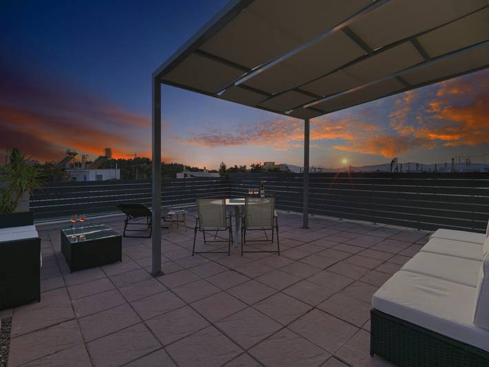 Studio für 4 Personen, mit Terrasse und Ausblick - 1