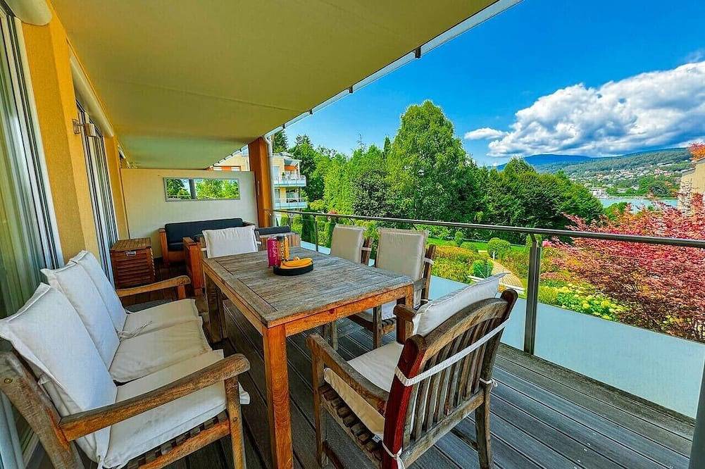 Ganze Wohnung, 2. Bedroom Apartment, Terrace, Private Lake Access in Velden am Wörther See, Villach-Land