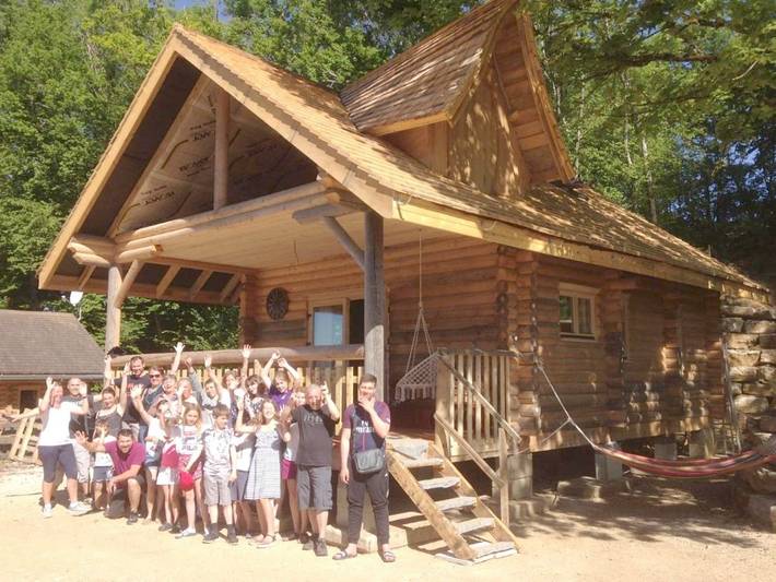 Maison de vacances pour 6 personnes, avec jardin et vue ainsi que vue sur le lac et piscine