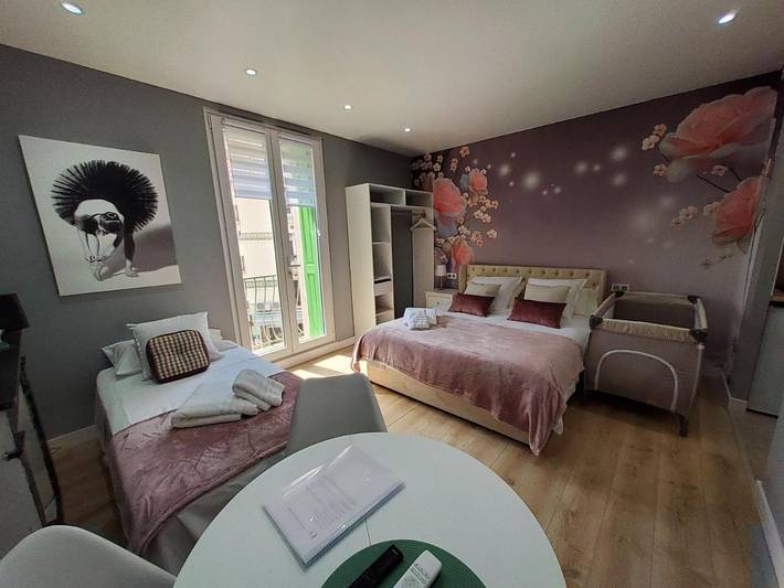 Gîte pour 4 personnes, avec vue et balcon, animaux acceptés dans Office De Tourisme D Amelie Les Bains - 4