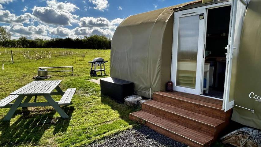 Camping voor 2 personen, met uitzicht en tuin, met huisdier in Cotswolds