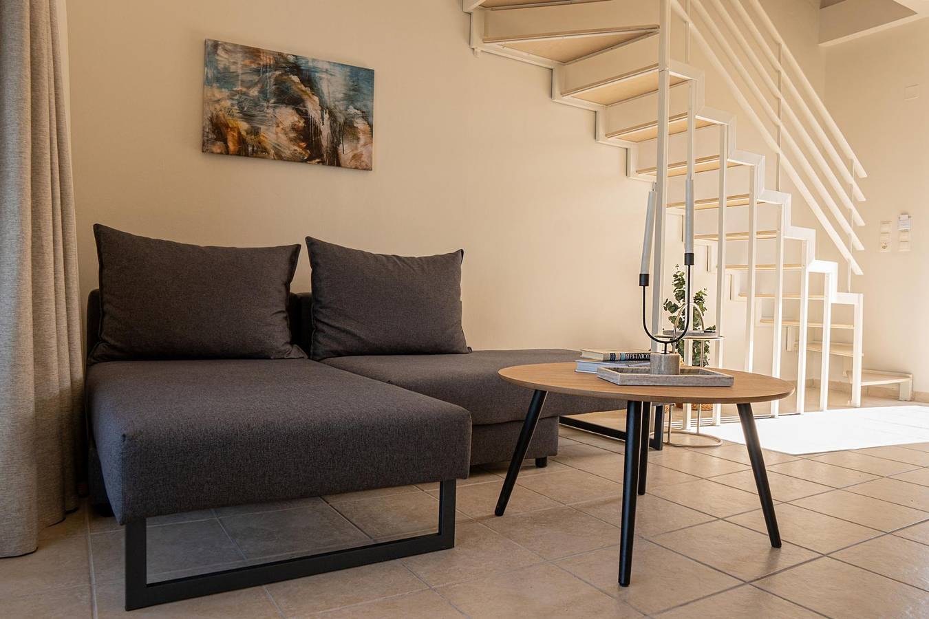 Apartamento entero, Apartamento de vacaciones para 4 personas con balcón in Agios Syllas (Creta), Region Heraklion