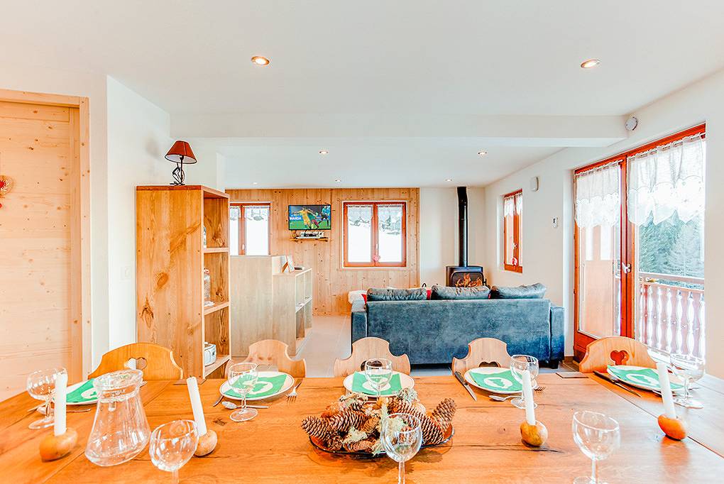 Feriehus for 10 personer med balkon in La Plagne, Bellentre