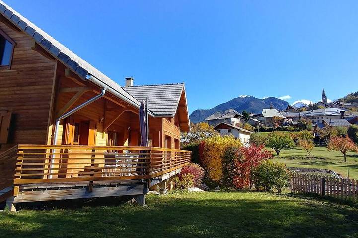 Chalet pour 12 personnes, avec Terrasse et Jardin