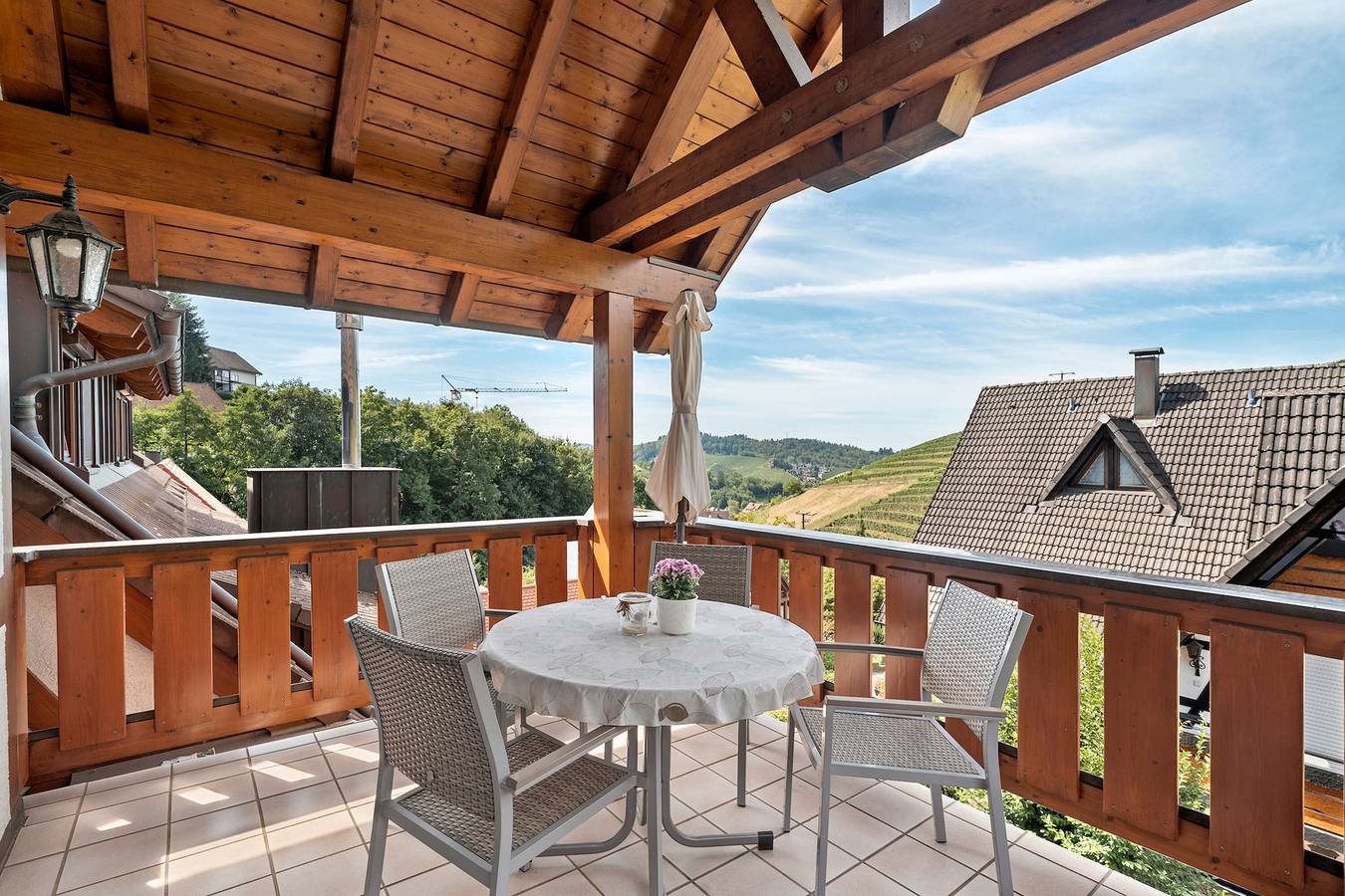 Ganze Wohnung, Ferienwohnung 'Schwarzwaldliebe' mit privatem Balkon, Gemeinschaftsterrasse und Wi-Fi in Sasbachwalden, Mittlerer Schwarzwald