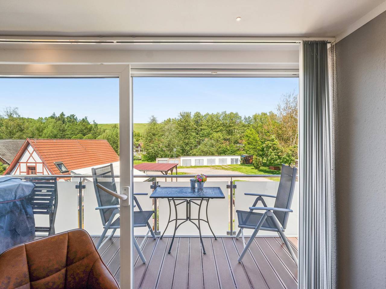 Ganze Wohnung, Helle Ferienwohnung im Harz mit Balkon in Straßberg (Sachsen-Anhalt), Harzgerode