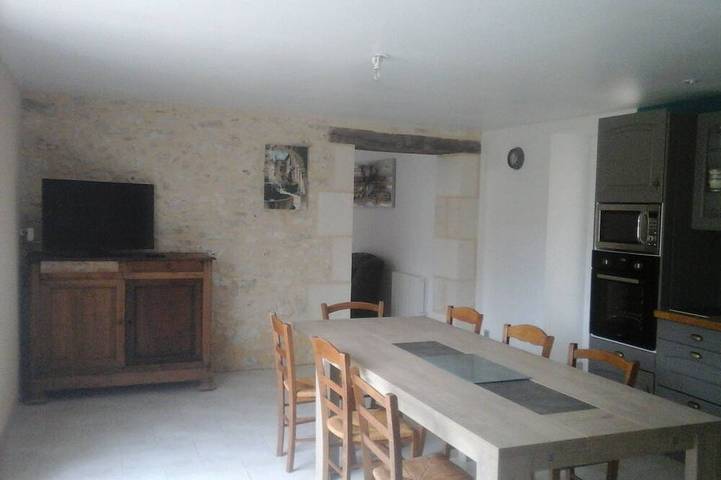 Gîte pour 4 personnes, avec jardin et terrasse à Masquières