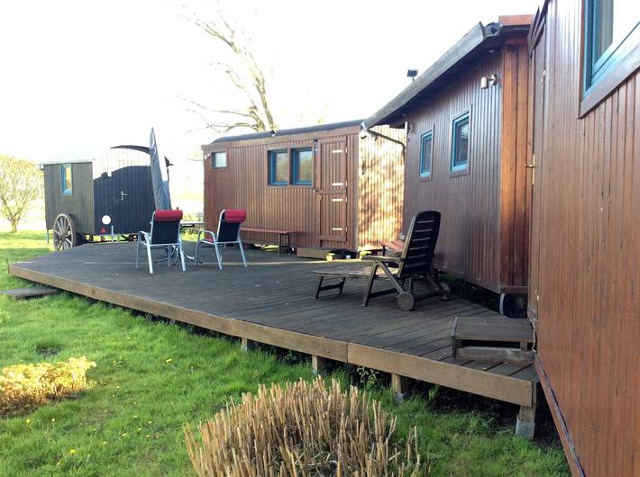 Wohnwagen für 4 Personen, mit Garten und Sauna in Nordermeldorf - 3