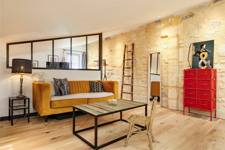 Apartamento entero, Apartamento vacacional "Perle Rare Au Coeur De Bordeaux" con Wi-Fi in Burdeos, Región de Burdeos