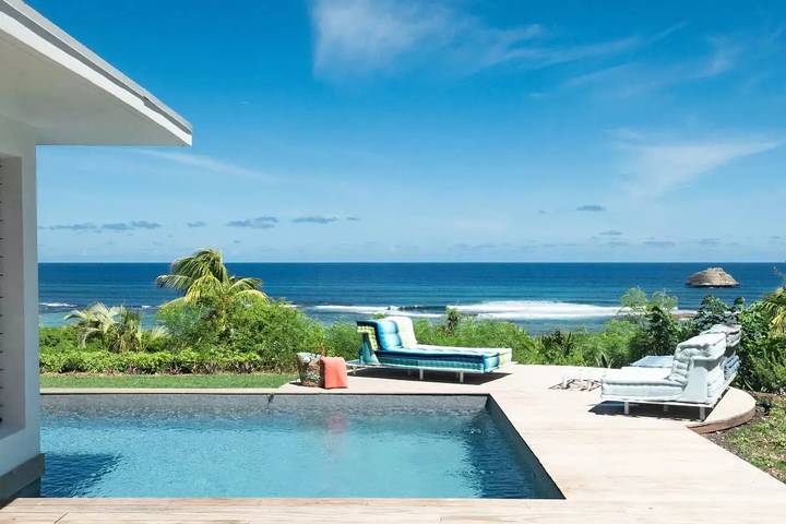 Location de vacances pour 8 personnes, avec jardin ainsi que vue et piscine dans Anse Tarare - 4