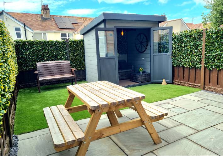 Cottage for 5 people, with garden in Rhos on Sea