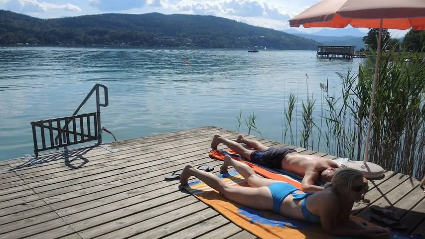 Ferienwohnung für 3 Personen, mit Balkon und Garten in Krumpendorf am Wörthersee - 4